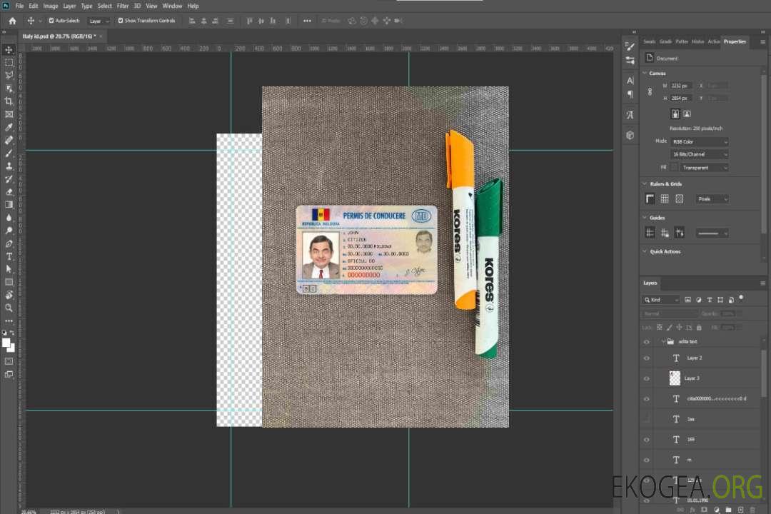 Moldavie DL photolook AVANT template